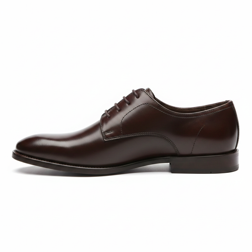 John White Derby Shoes - side profile