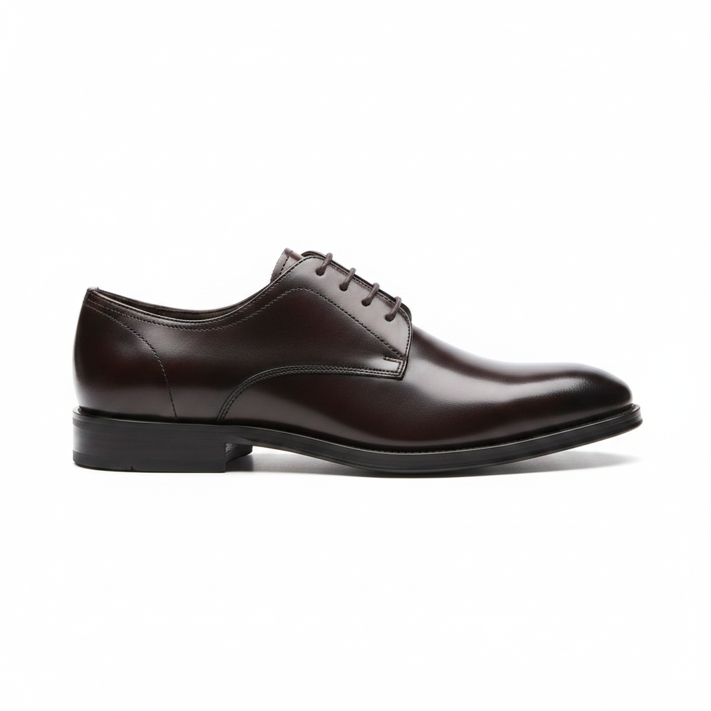 John White Derby Shoes - side profile 2