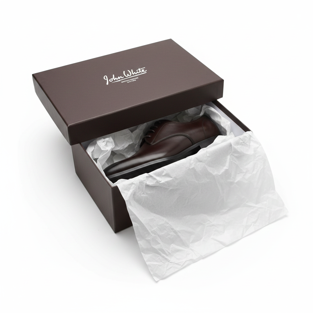 John White shoe box